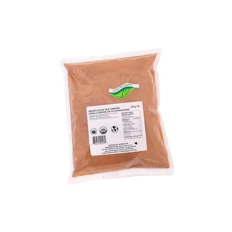 Splendor Garden Organic Ceylon "true" Cinnamon 454g