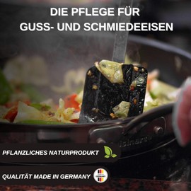 KitchGrill® Einbrenn- und Pflegeöl inkl. Silikonpinsel | 2 x 250 ml | Patinaöl für Gusseisenpfannen und - Töpfe, Grillroste, Grillplatten, Dutch Oven, etc. | Gusseisen, Schmiedeeisen, Einbrennöl, Pfle