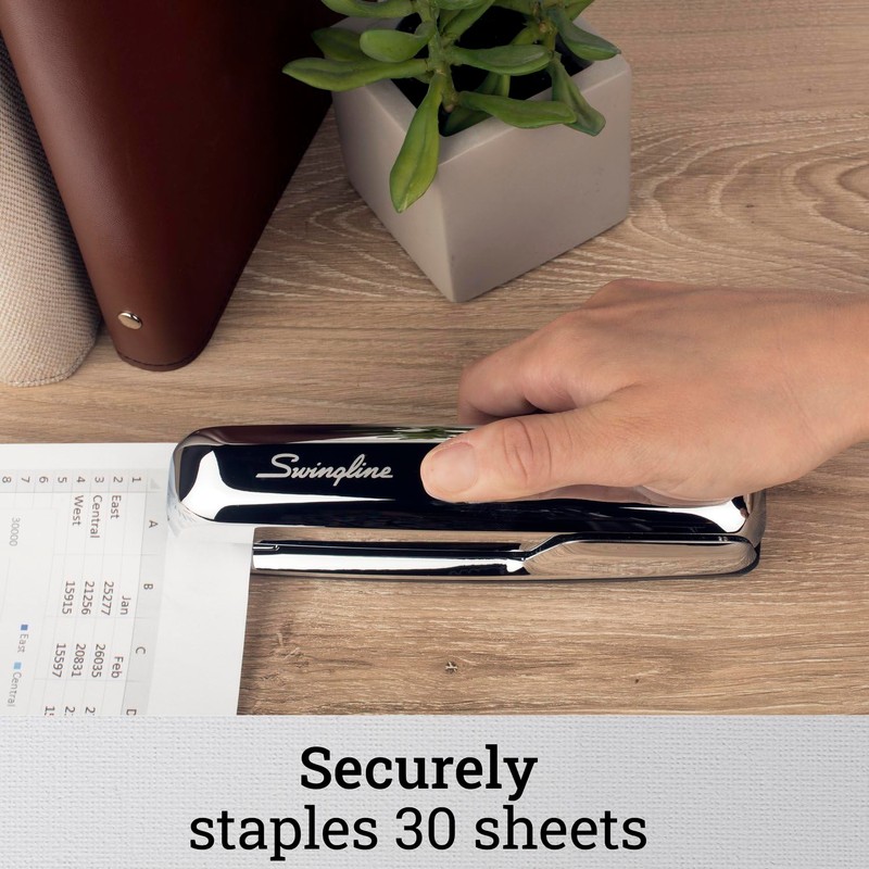 Swingline Stapler, 30 Sheet Capacity, 747 Business Stapler, Jam Free,