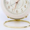 Small Round Clock Circular Base Mute Corrosion Resistance Quartz Bedside