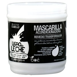 Doctor Cabello Ligao de Leche Hair Mask 8.5 oz – Deep Repair Conditioning Treatment with Biotin, Collagen & Milk Proteins – Moisturizes, Strengthens & Restores Dry, Damaged Hair – All Hair Types