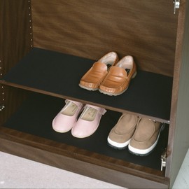 Towa Sangyo BCS Shoe Box Sheet, Bamboo Charcoal, Black