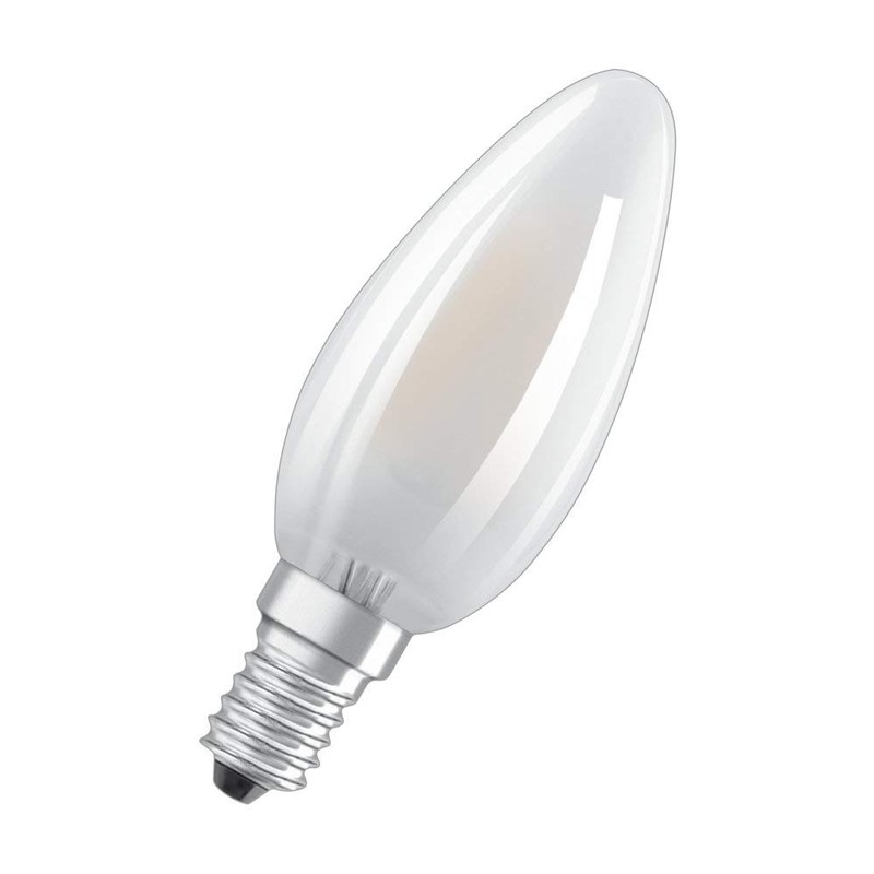 Osram OSRAM Filament LED Lampe mit E14 Sockel, Kaltweiss (4000K),