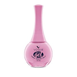 Vogue Esmalte de Unas Efecto Gel, color Rosa Simpatia, 14 ml                                                                                          