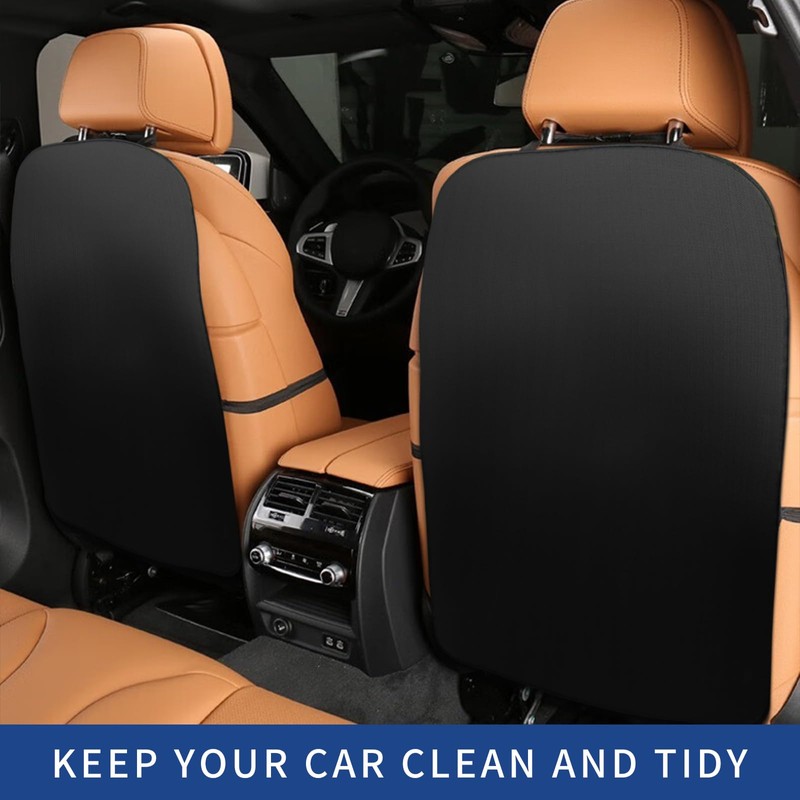 DUDSOEHO Kick Mats Back Seat Protector for Kids- 2 Pieces
