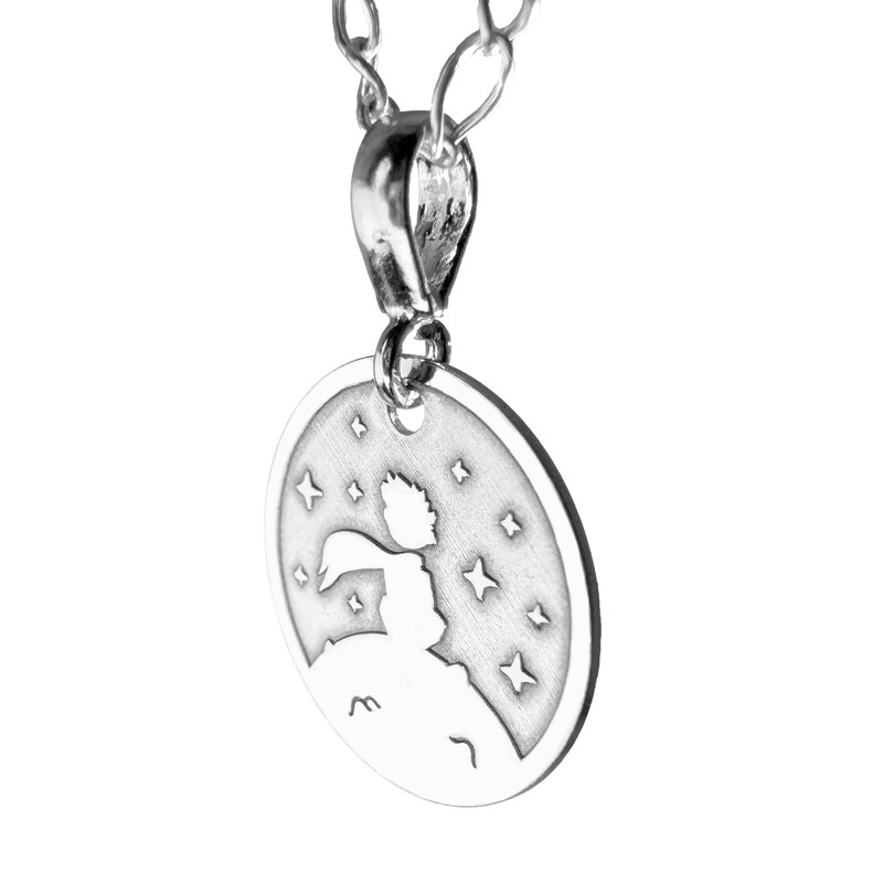 TAMI Collar de Plata El Principito - Dije para Hombre