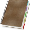 Yarotm A4 Notebook with Dividers - Spiral Bound Notepad A4