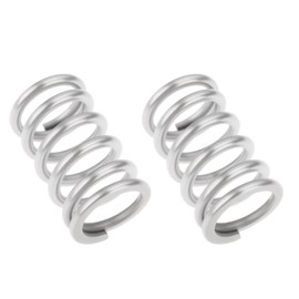 VGOL Tremolo Arm Tension Springs Stainless Steel 18.5 x 28.5 x 13.3mm Compatible with Bigsby Electric Guitar Bass Silver 2 Pack