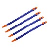 uxcell 4Pcs G3/8" Thread Flexible Water Oil Coolant Pipe Hose,