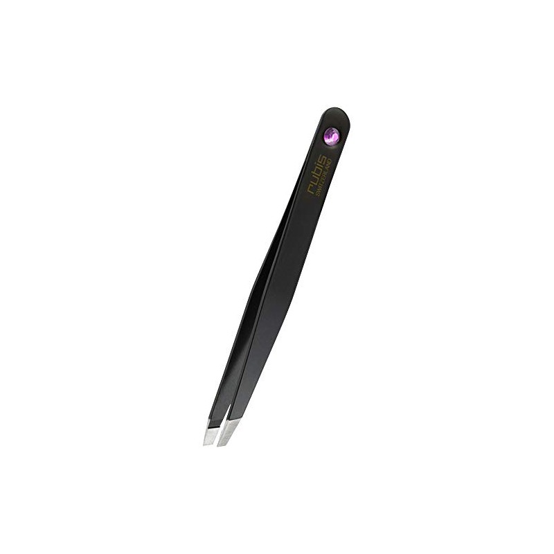 Rubis Tweezers Swarovsky Black Amethyst 1K1802