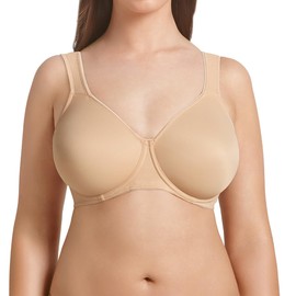 Rosa Faia 5490 Women's Bra (Bügel-bh Twin) - Beige (Desert 753) plain, size: 85E