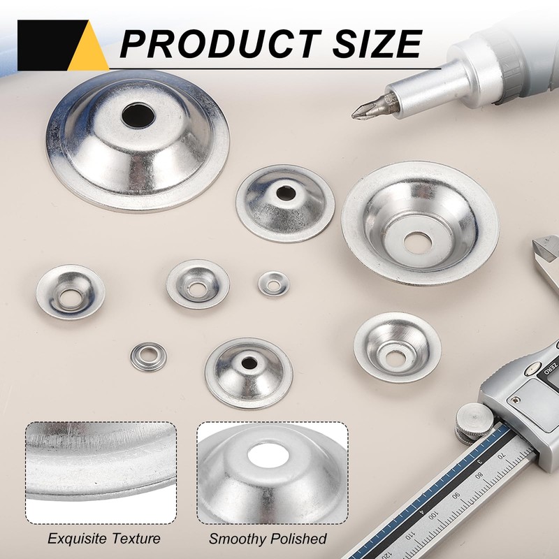 sourcing map 4 Pcs M12 Arbor Washer, 2x60mm 304 Stainless