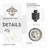 zeyu Modern 1 Pack Track Pendant Lighting, H Type Track