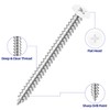Etauwe #6 x 3/4" Flat Head Self Tapping Screws, White