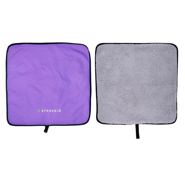 Waterproof Changing Mat for Outdoor Changing Mat Compact, Soft and Water Resistant with Carry Strap for Water Sports and Outdoor Activities 60x60cm, Purple