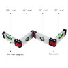 Flexible Magnetic Bubble Level 26" - 4 Bottles: Horizontal Vertical