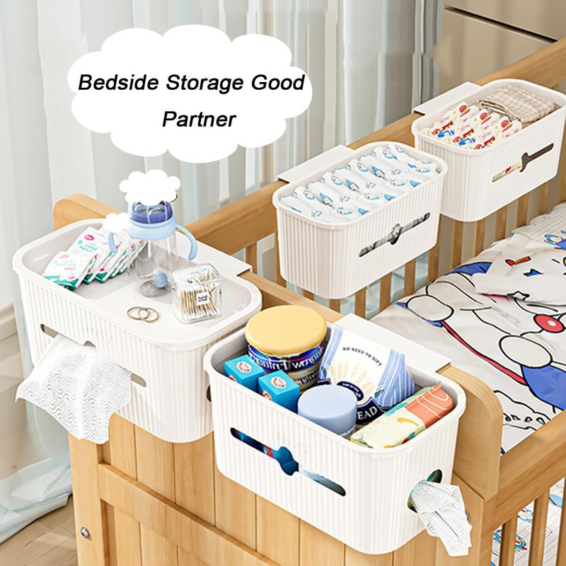 AYGCI Organizer da Letto da Appendere, Multifunzione Tasche Portaoggetti Borsa