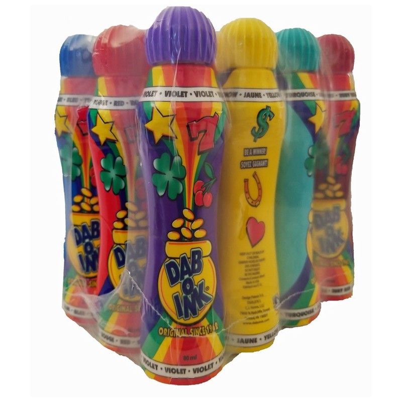 Dab-O-Ink Bingo Dauber - 3 oz - 12 Pack -