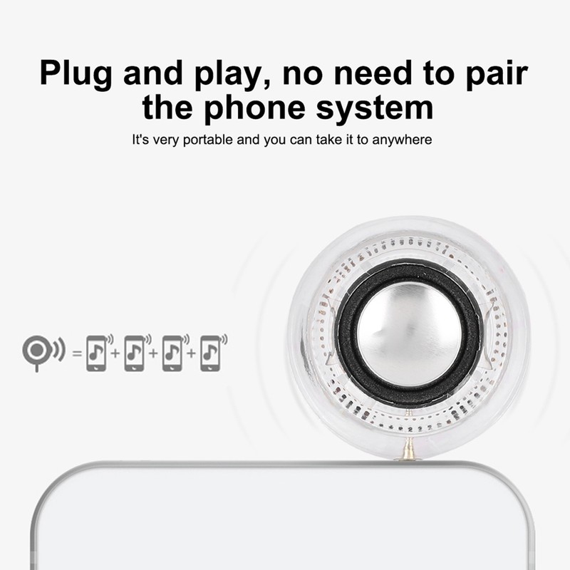 F10 Portable Mobile Phone Speaker Direct PluG in Type Mini