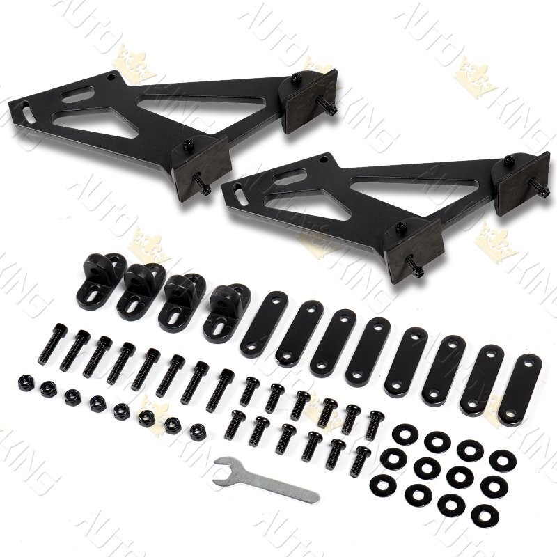 Unbranded 57" UNIVERSAL DRAGON-2 STYLE GT WING PAINTED BLUE TRUNK