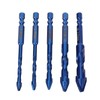 5Pcs Crooked Head Eccentric Drill Special High Strength Twist Bit