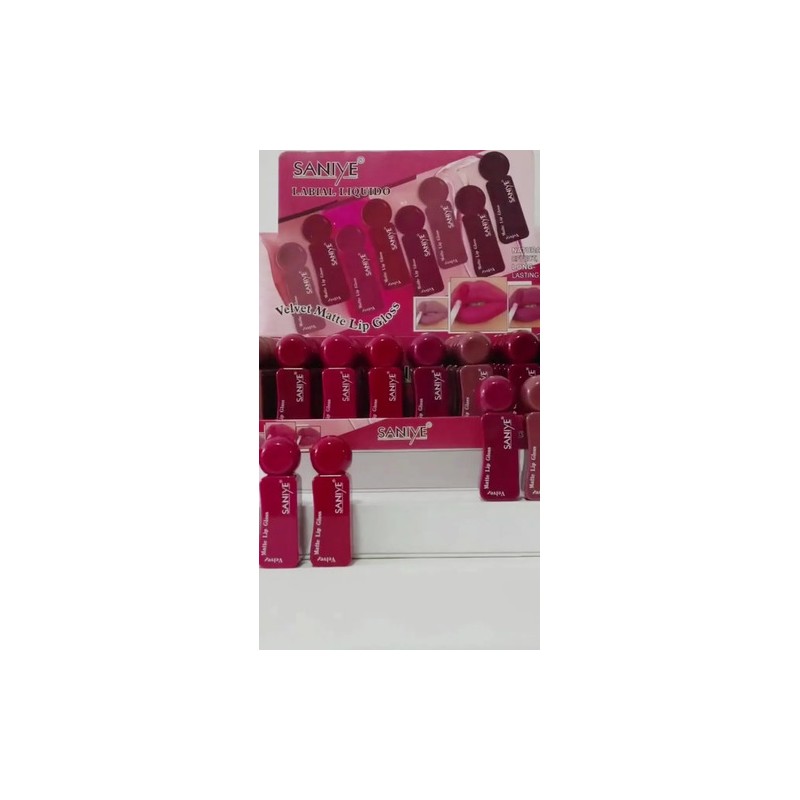 Set De 8 Labiales Efecto Mate Líquidos Cobertura Total Tonos