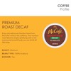 McCafe Premium Roast Decaf Coffee, Single Serve Keurig K-Cup Pods,