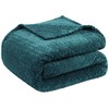 PiccoCasa Flannel Fleece Twin Size Blanket,Soft Microfiber Couch Sofa Throw,Jacquard