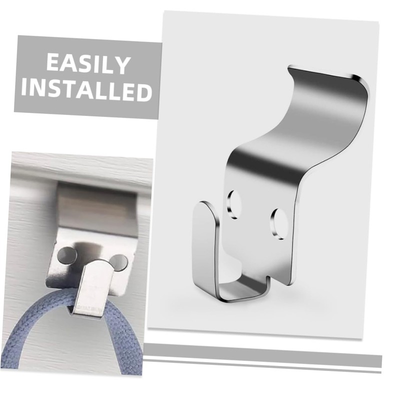 ULTECHNOVO 4pcs Heavy-Duty Vinyl Siding Hooks Stainless Steel Hangers for