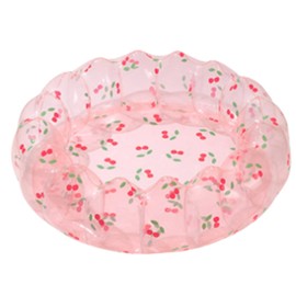 Cherry Pattern Vinyl Pool, For Children, Transparent and Cute, For Home Pools and Balls, 35.4 - 47.2 inches (90 - 120 cm)