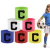 Pack of 6 Captain's Armband Children's Football Captain's Bracelet Football