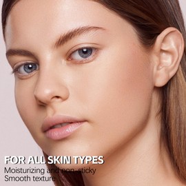 Apooliy 2 in 1 Full Coverage Foundation Stick,Hydrating Lightweight Foundation Makeup Stick,Built-In Applicator,Long-Lasting Cream Concealer,Natural Colour