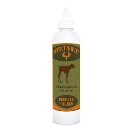 After The Hunt Dog Deep Ear Cleaner for Wax Buildup Dirt Infections Ear Odor and Itching or Scratching Cucumber Melon - 8 oz