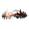 Copper Plated Mountain Reflections Metal Wall Art (26 1/4" x