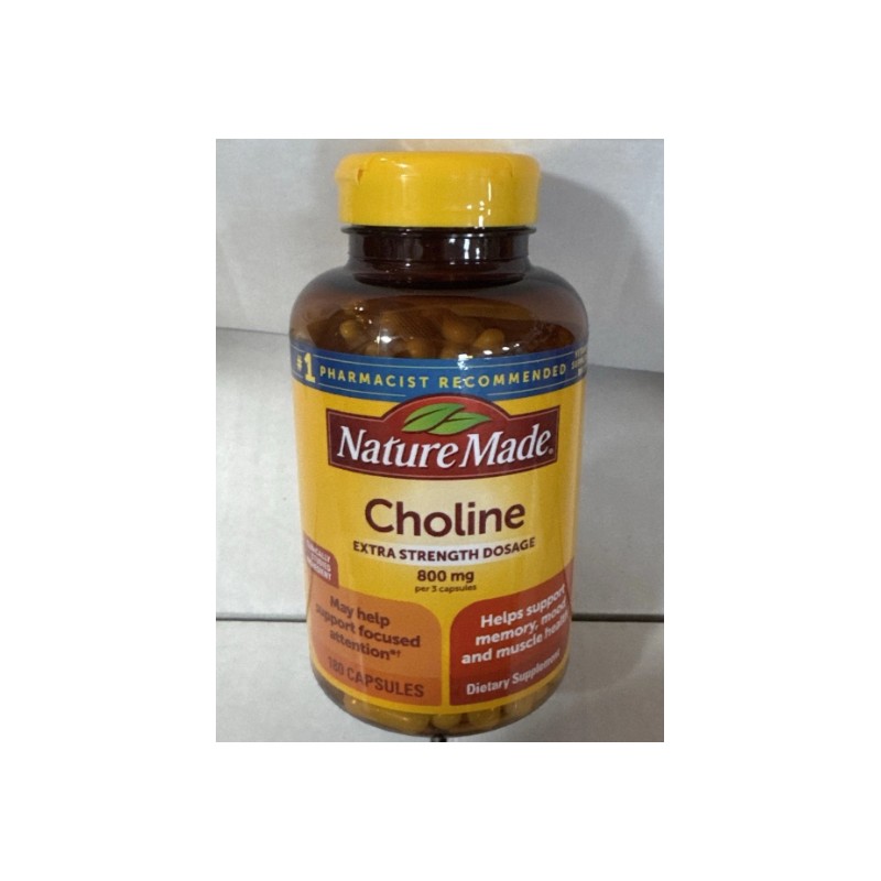 Pack Of 3 Nature Made Choline Extra Strength 800 mg,