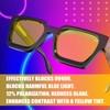 VISOONE Gamer Glasses Professional Blue Light Filter with Anti-Fatigue and