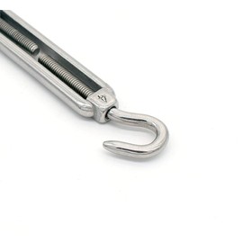 6Pcs M4 Turnbuckles,Alele Stainless Steel 304 Clothesline Tightener,Suitable for Tighten Taut Rope (M4 Turnbuckle oc 6pack)