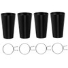 KONTONTY 4 Sets Multifunctional Pegboard Hooks and Cups Kit and