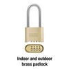 Master Lock Padlock, Set Your Own Combination Lock, 2 in.