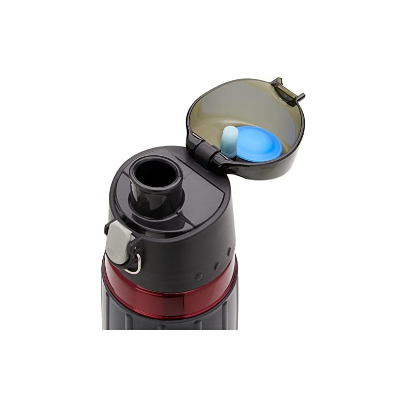 Thermos Stainless Steel Vacuum Insulated Hydration Bottle, 530ml, Red, 2465SKRAUS