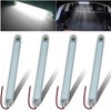 GZ5CG 12V Led Interior Light Bar 4 Packs 72Led 6500K
