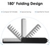 Foldable Comb, 2-In-1 Folding Comb - Wide & Fine Teeth