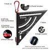 7 inch Set Square Hangable Type, Preciva Speed Square Metric,