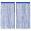 vidaXL String Curtains 2 pcs 100x250 cm Blue