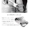 BRIIKPP カラビナ ミニステンレス多機能スナップフック 10個入り スプリングフック 耐食性