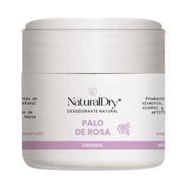 NaturalDry - ARTESANAL - Desodorante Natural en formato crema Mujer - Aroma Pola de Rosa - Duración de hasta 24 horas - No obstruye los poros - SIN ALUMINIO - Hidrata tu piel - Elimina el mal olor