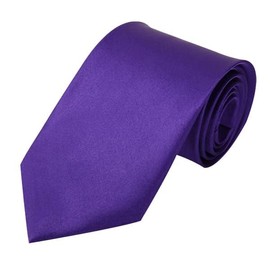 SEVENHEAD Purple Solid Color Ties 3.15 Inch (8CM) for Men Pure Color Satin Neckties Formal Mens Ties Wedding Businesss