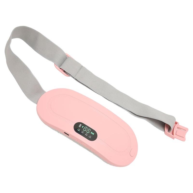 4 Gears Electric Waist Heating Belt USB Vibration Hot Compress