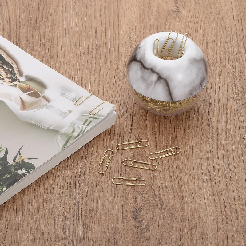 PATIKIL Magnetic Paper Clip Holder Dispenser Large Capacity Magnetic Top