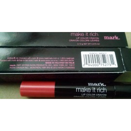 Avon MARK  MAKE IT RICH LIP COLOR CRAYON  PUNCH NEW IN BOX.DISCONTINU